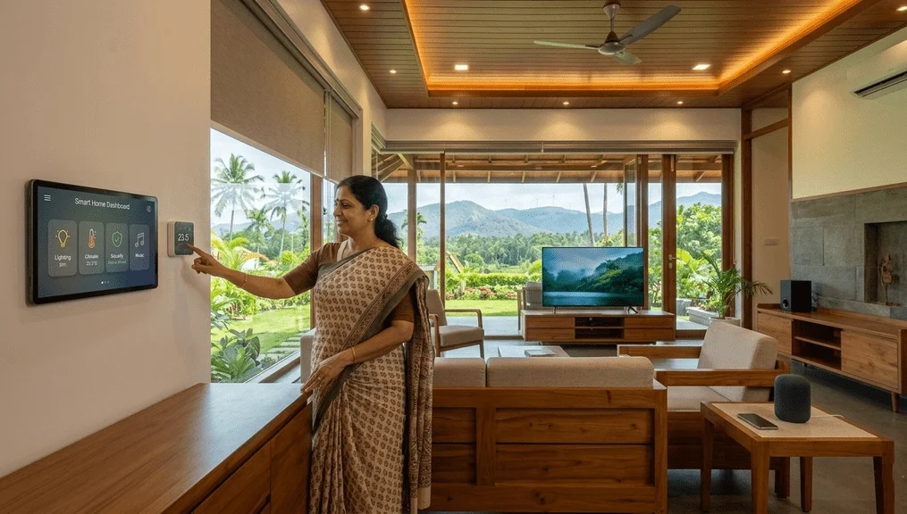 Smart Home Features in Modern Villas in Palakkad